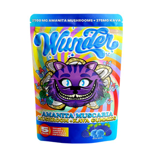 Wunder - 500mg Amanita Muscaria + 75mg Kava | Blue Razz