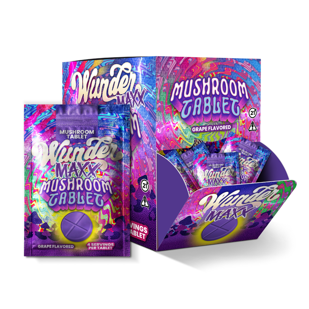High Potency Mushroom Tablets | Grape | Wunder Maxx
