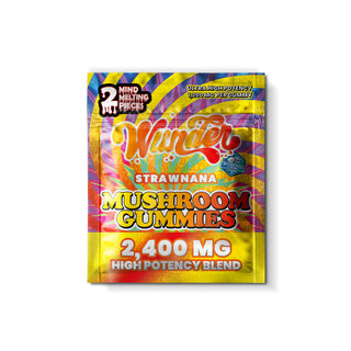 TRY Wunder High Potency Mushroom Gummies | Strawnana