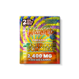 TRY Wunder High Potency Mushroom Gummies + Kanna | Pineapple
