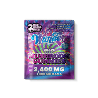 TRY Wunder High Potency Mushroom Gummies | Kava + Grape