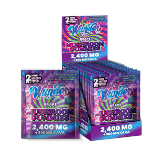 Wunder High Potency Mushroom Gummies | Kava + Grape
